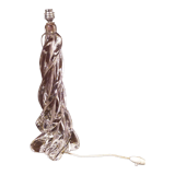 Lamp foot in twisted Sèvres crystal 1960