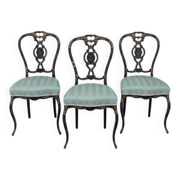 Série de 3 chaises Napoléon III