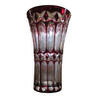 Very beautiful crystal vase from Saint Louis. Manufactured before 1936, no brand.