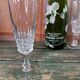 Set of 6 Cristal d'Arques Pompadour champagne flutes