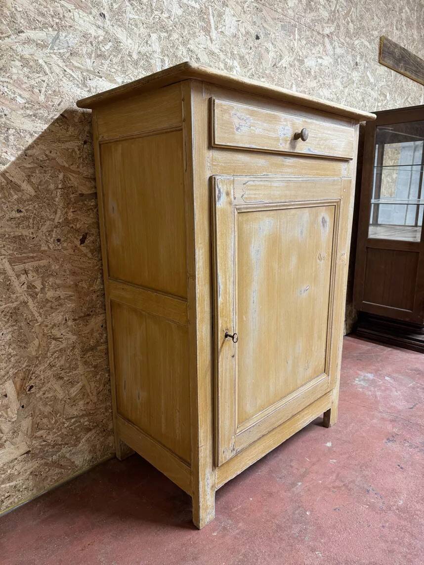 Vintage linden wood confiturier - 1930s - Natural patina