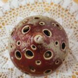 Stoneware flower picker ball