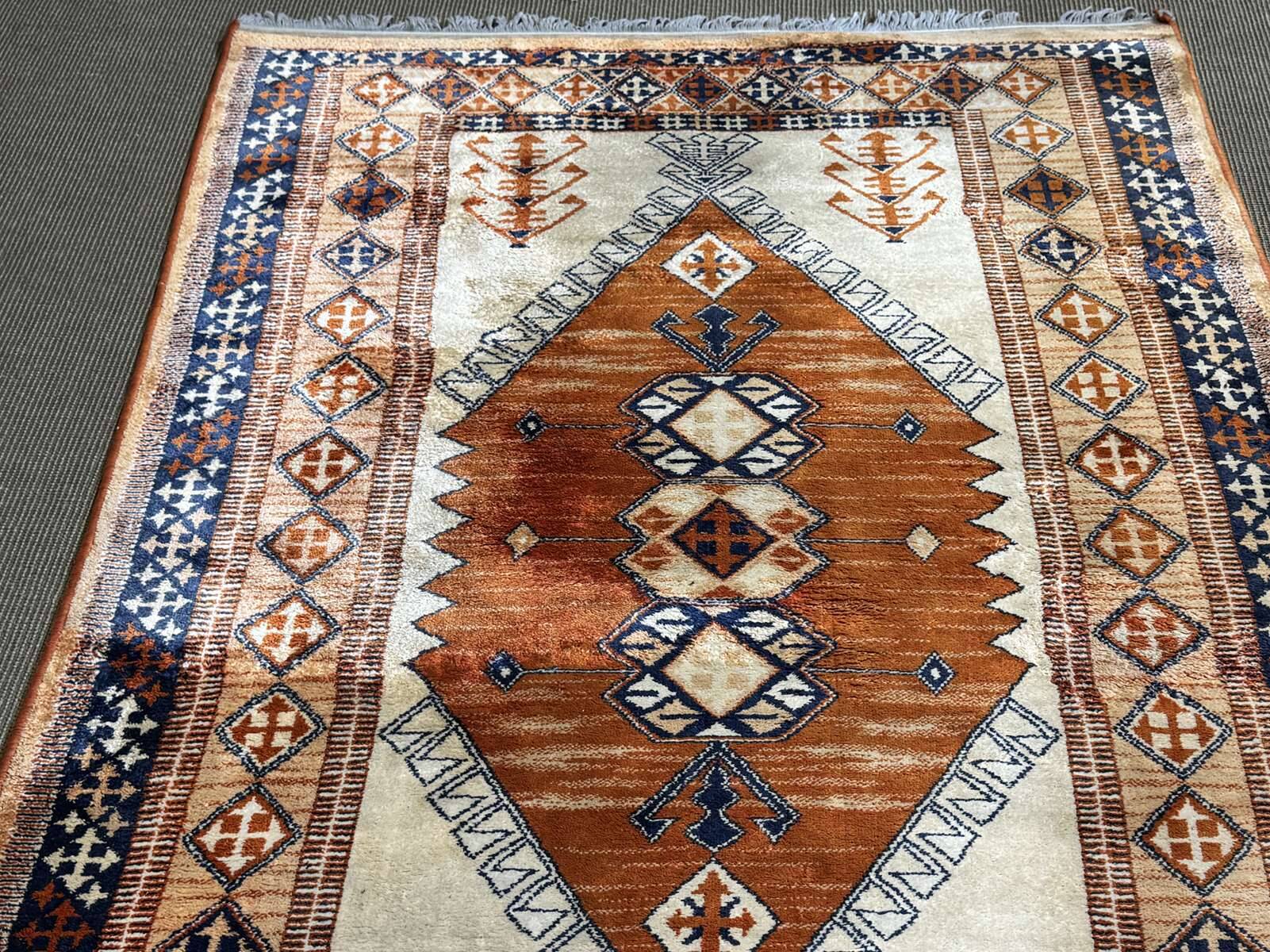 Handmade wool Persian carpet