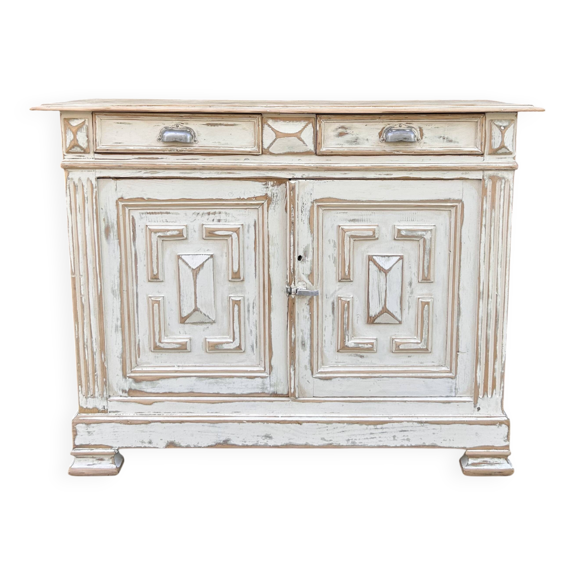 Parisian sideboard / Renovated old wooden storage unit