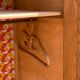 Armoire parisienne art déco 1930 penderie démontable bois brut