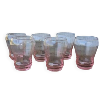 Lot de 6 verres anciens