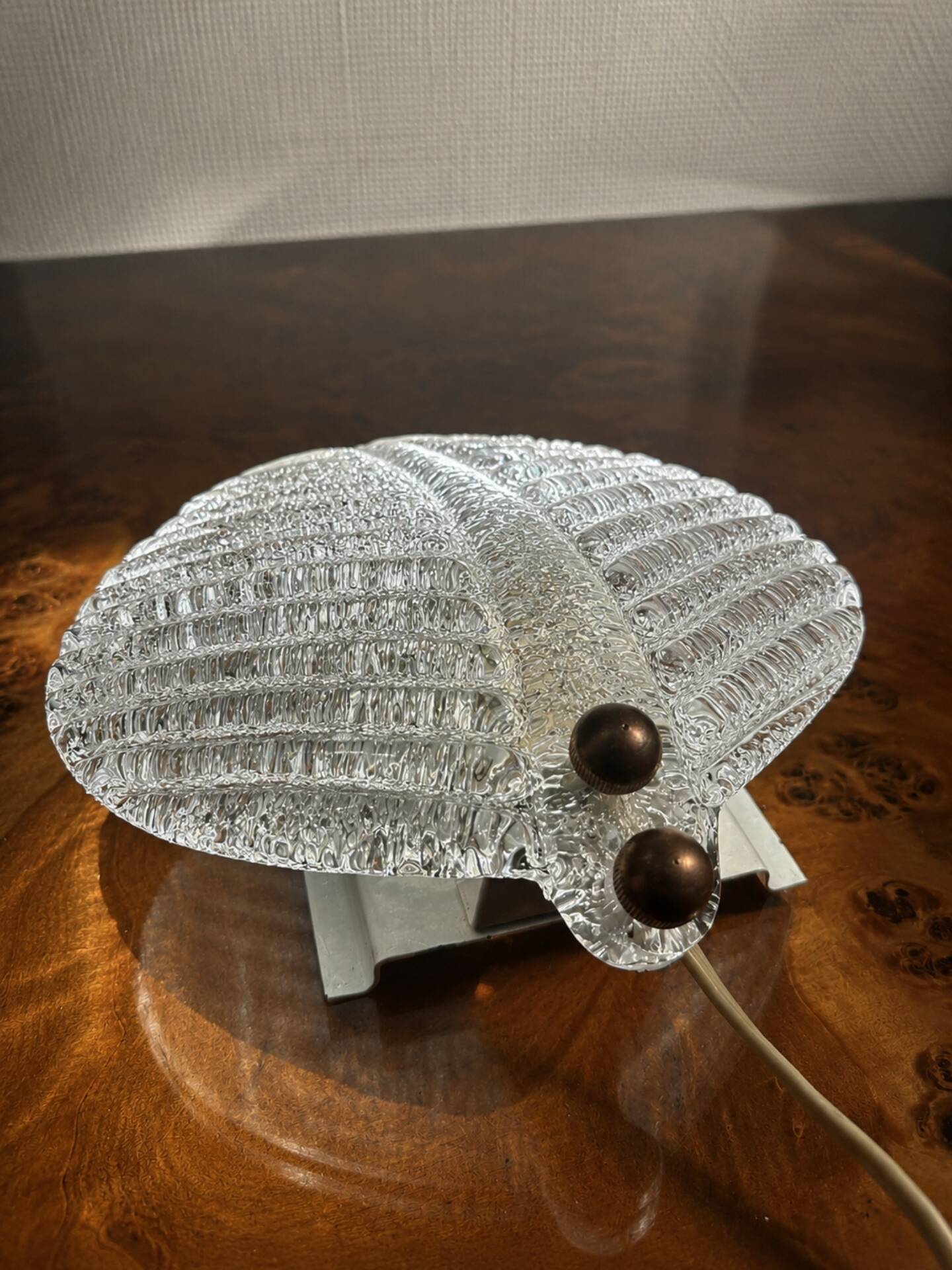 Applique feuille Barovier & Toso verre de Murano