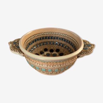 Enamelled decorative bowl