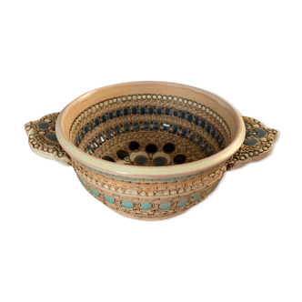 Enamelled decorative bowl