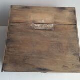 Wooden hat box