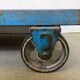 Large Blue Industrial Coffee Table Cart, 1960s