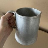 Old aluminum pitcher