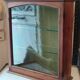 Old wall display case