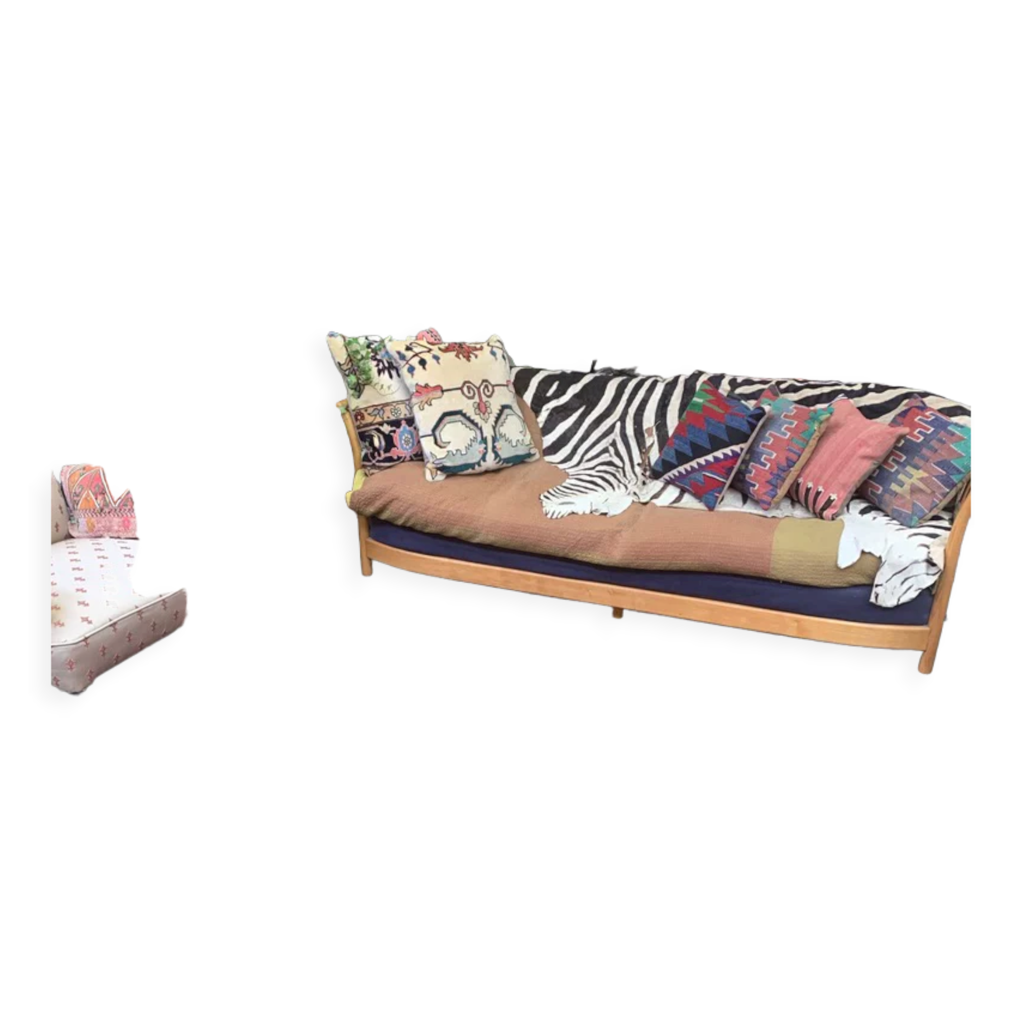 Antique Heriz Rug 335x235 cm Wool Oriental Hand Made Carpet Red, Brown, Blue