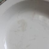 Gien white ironstone deep salad bowl