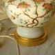 Opaline living room lamp foot decore hand double lighting