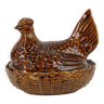 Vintage Hen Chicken Ceramic Egg Holder Oven Dish Portmeirion England