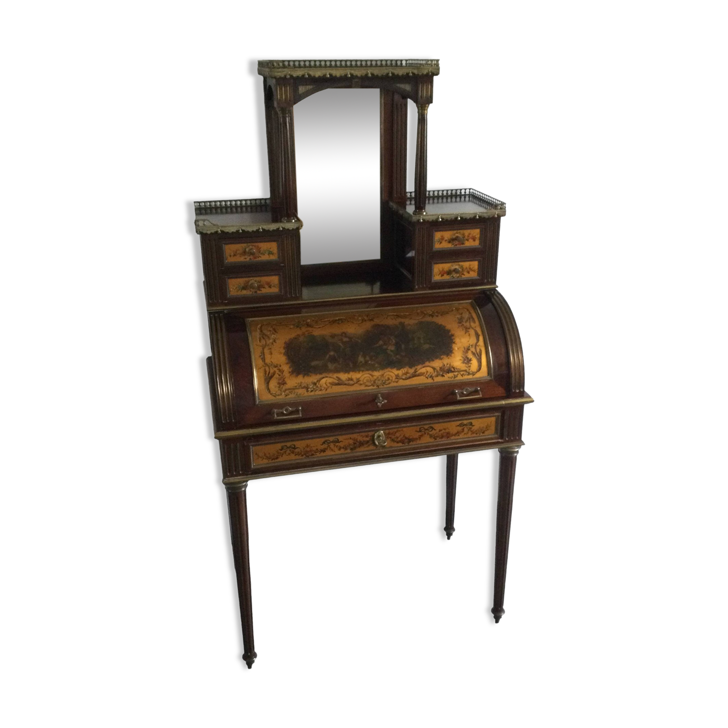 Louis XVI Style Bonheur Du Jour In Mahogany