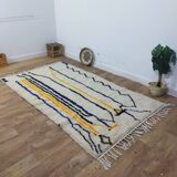 Handmade Berber wool mrirt rug 256 X 146 CM