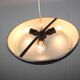 Suspended UFO lamp by Josef Hurka for Napako, Czechoslovakia, 1930s