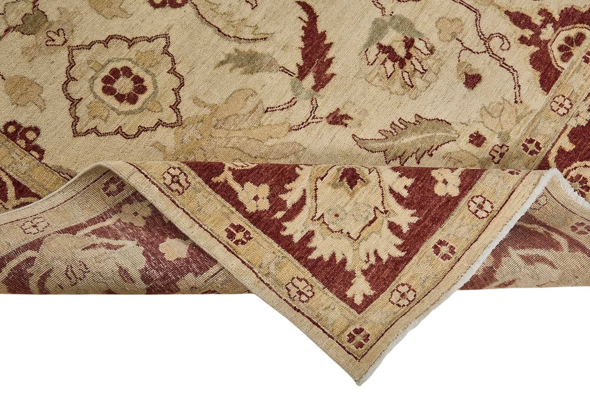 Turkish Handknotted Wool Oushak Rug 242 cm x 295 cm