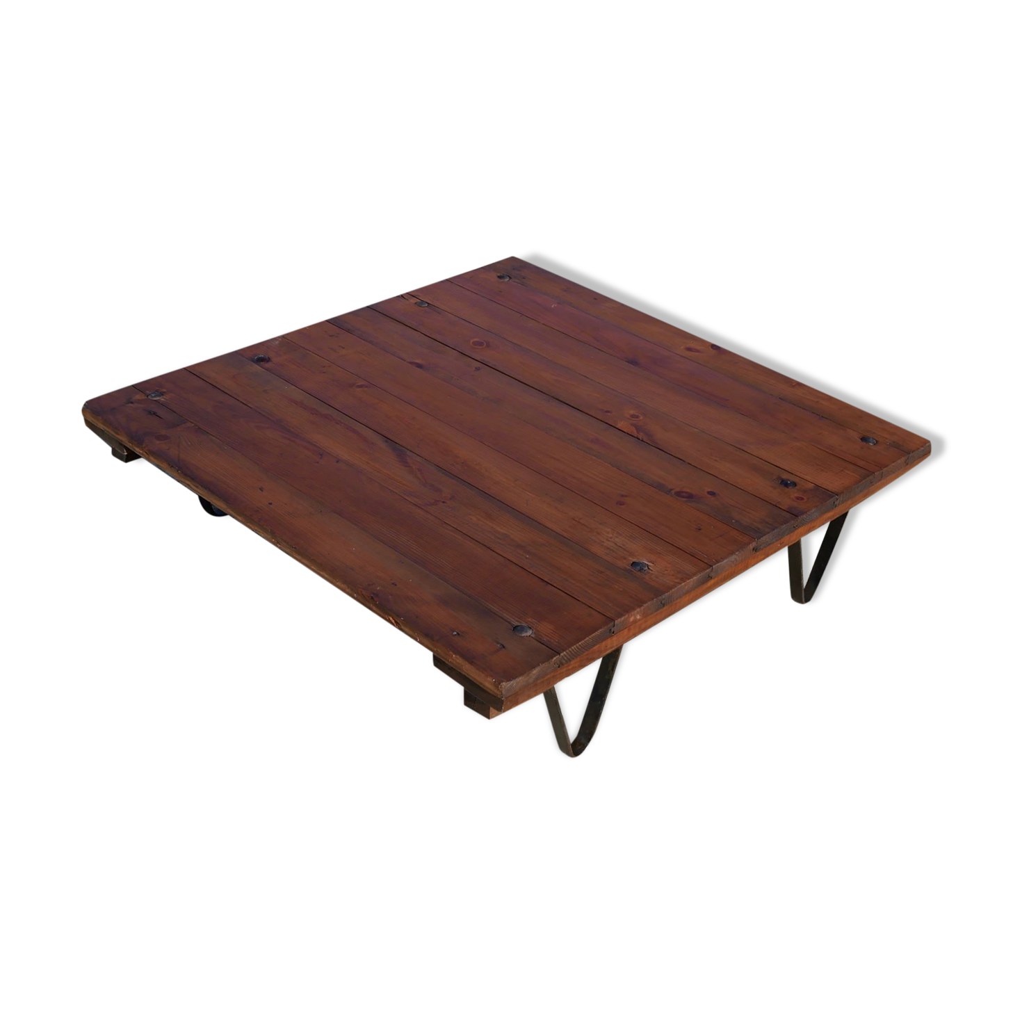 Industrial coffee table