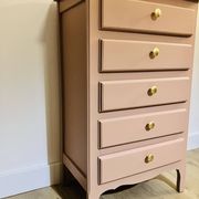 Chiffonnier en bois rose