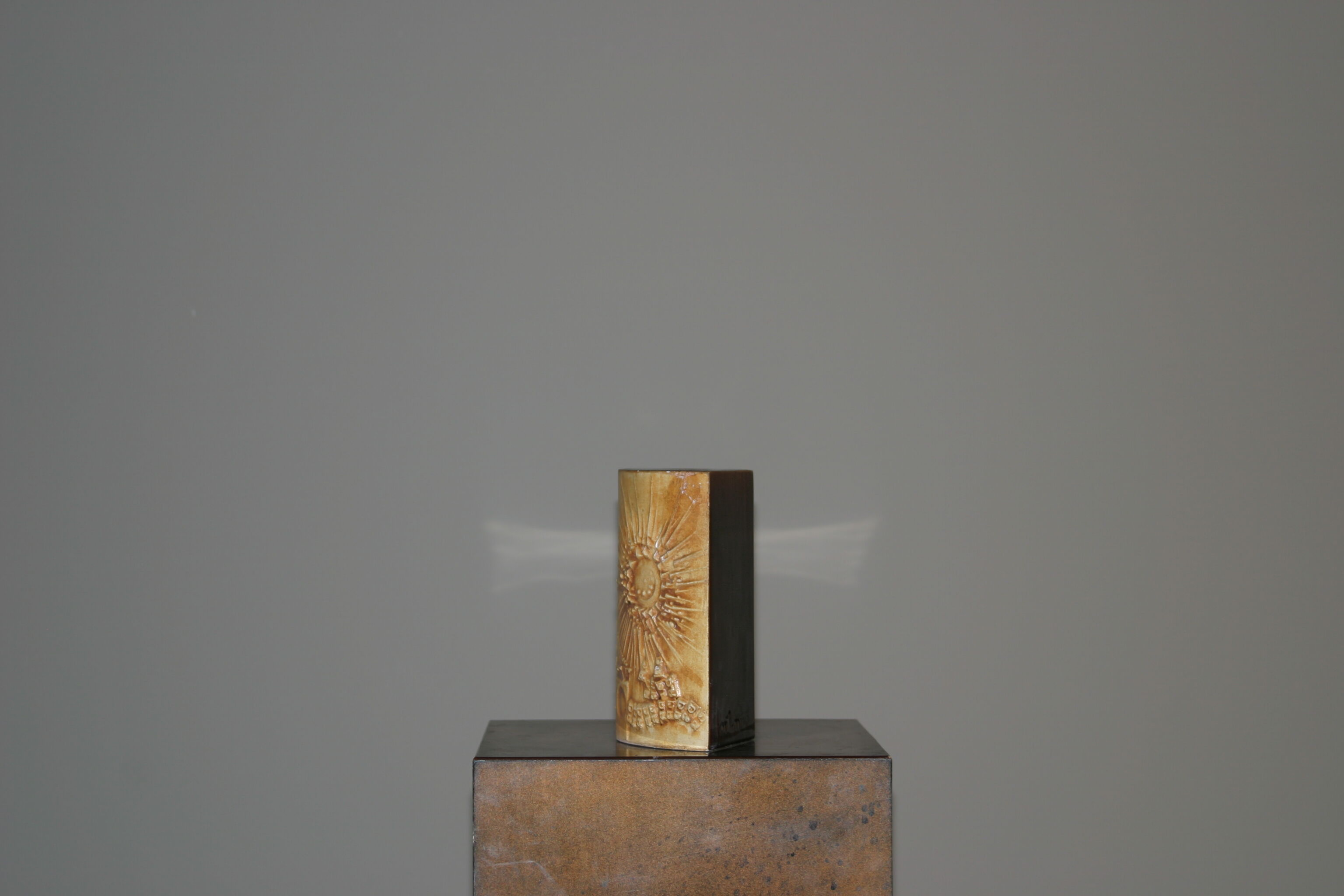 Series of four ceramic vases