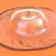 Fruit cup Vintage Design / Atypical shape Blown glass Art glassware