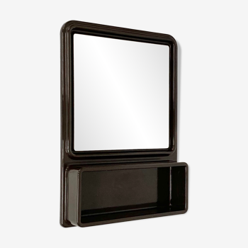 Miroir avec rangement, vintage 70.