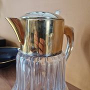 Jug for orangeade with crystal cooler, Hans Knabel, Esslingen.