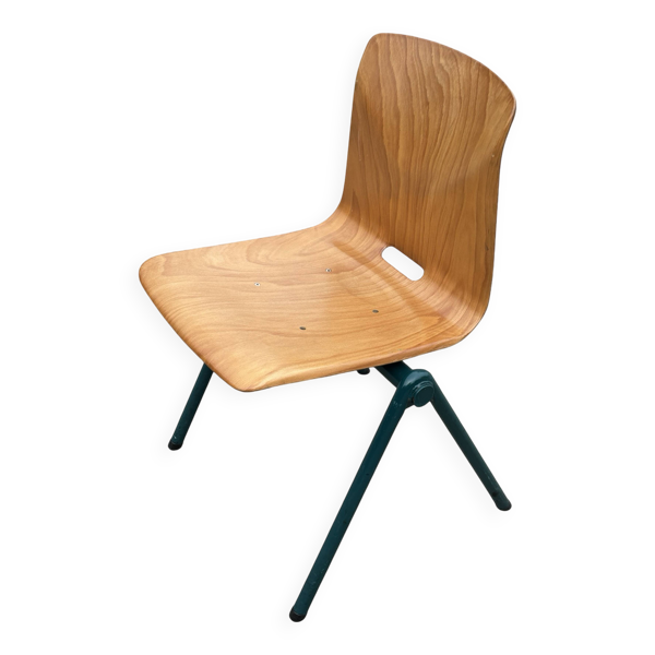 Chaise de salle à manger vintage industrielle Pagwood de Woodmar Design des années 70
