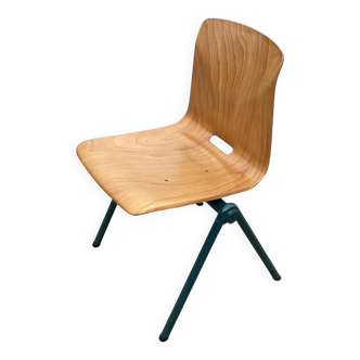 Chaise de salle à manger vintage industrielle Pagwood de Woodmar Design des années 70
