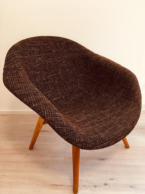 Hull armchair by Miroslav Navratil, years 1960