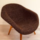 Hull armchair by Miroslav Navratil, years 1960