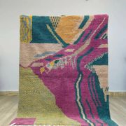 Tapis berbère artisanal laine naturelle 3x2 m