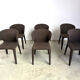 Hola 367 chairs by Hannes Wettstein for Cassina, 2006, set of 6