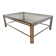 Modernist Chrome Coffee Table with Triple Legs, French Work circa 1970