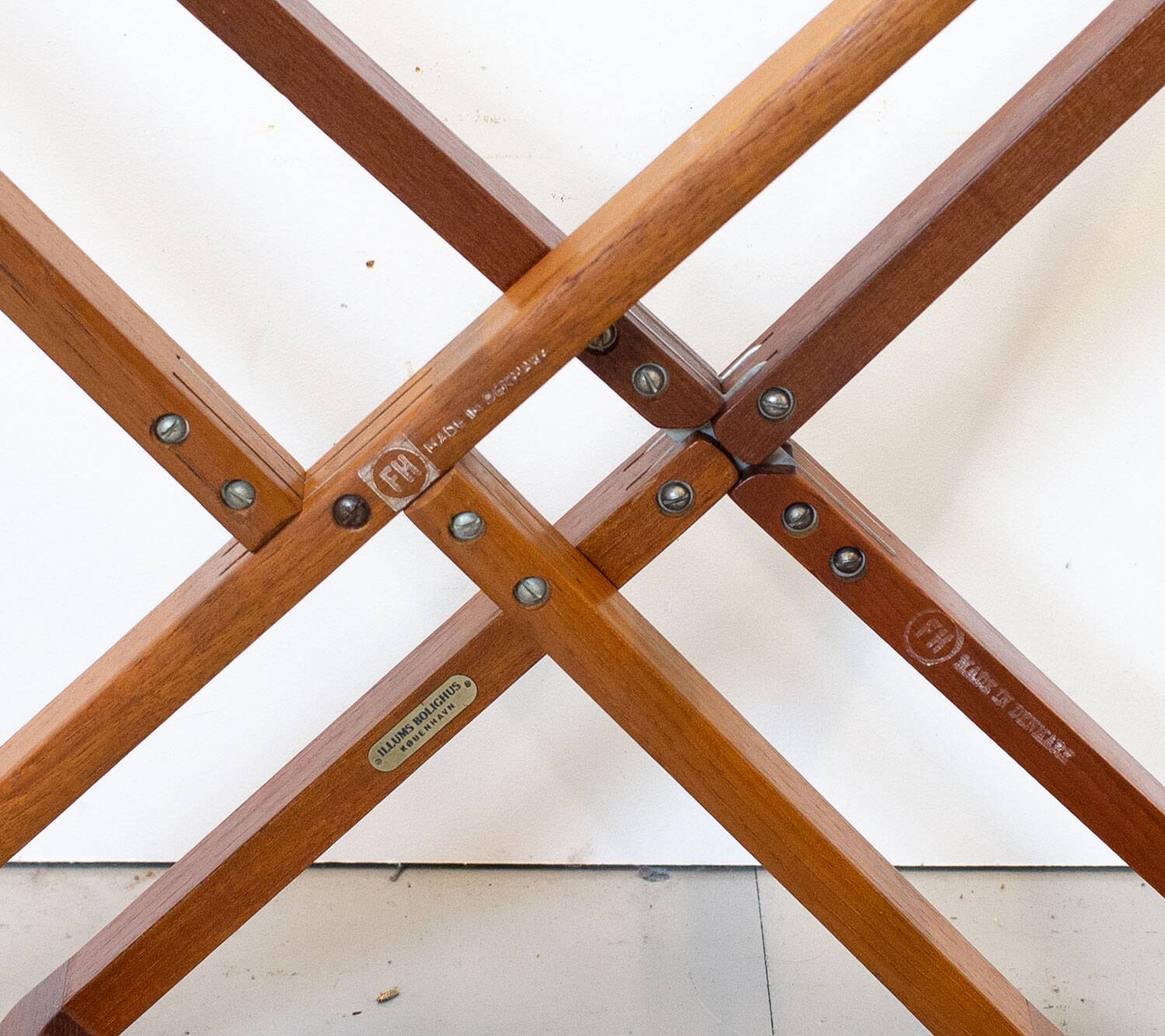 Pair of Danish Teak Model 4508 Tray Tables by Fritz Hansen, 1950s