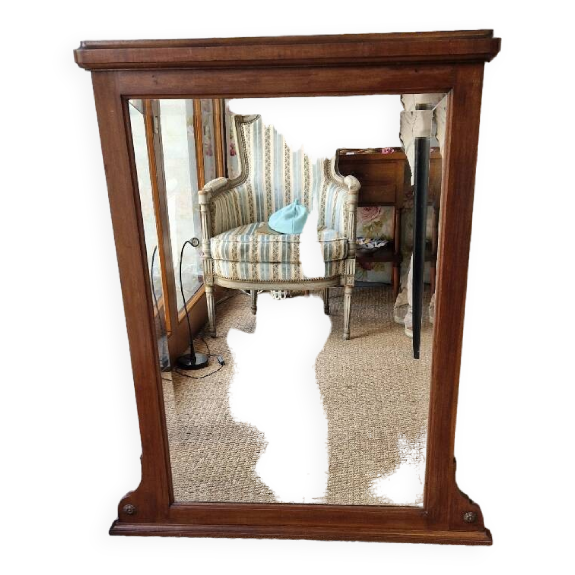Mahogany mirror
