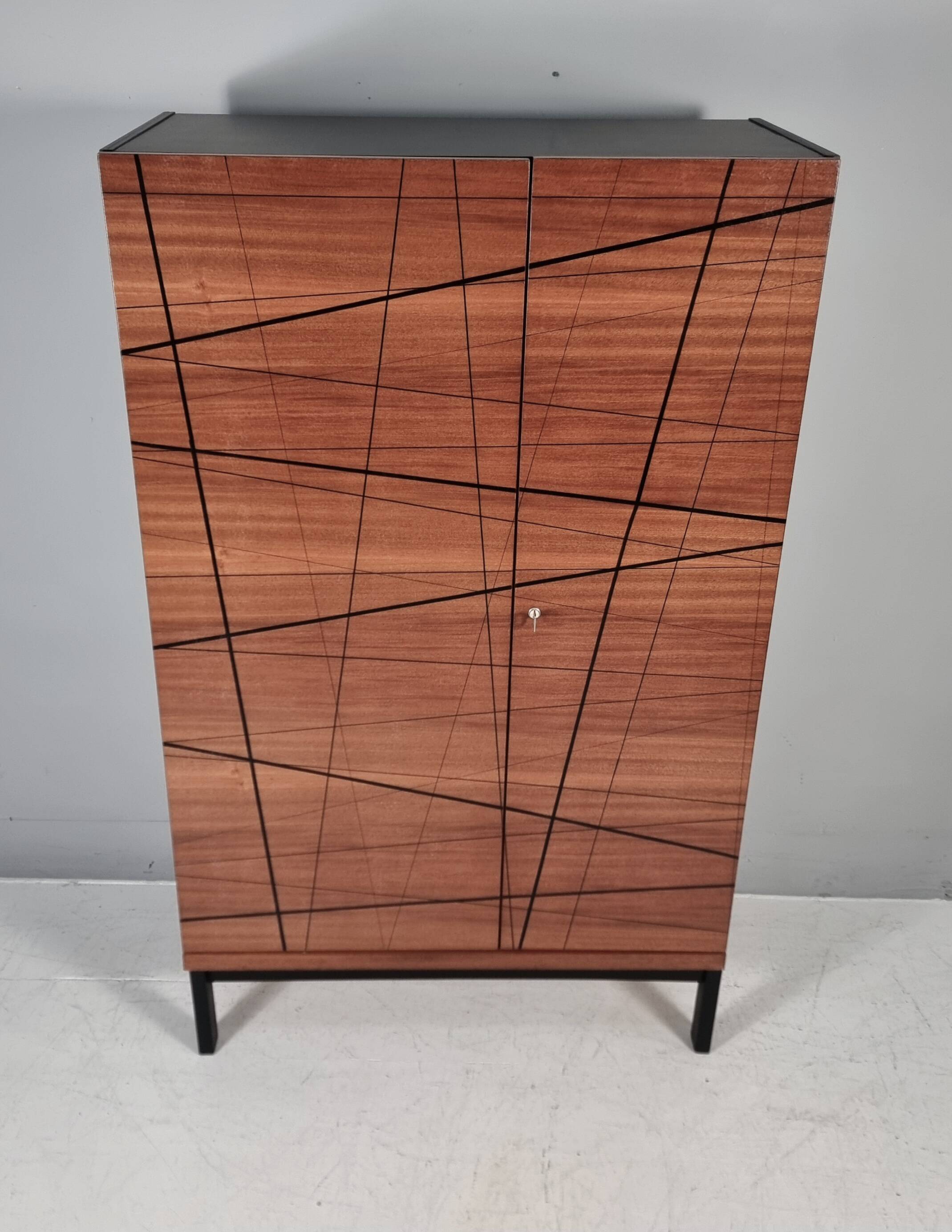 Vintage Wardrobe in Beech, 1970s