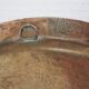Solid brass tray signed oriental vintage
