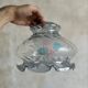 Smoked Glass Tulip Pendant Light - Vintage