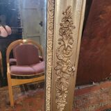 Golden mirror xixth period restoration 132×110cms