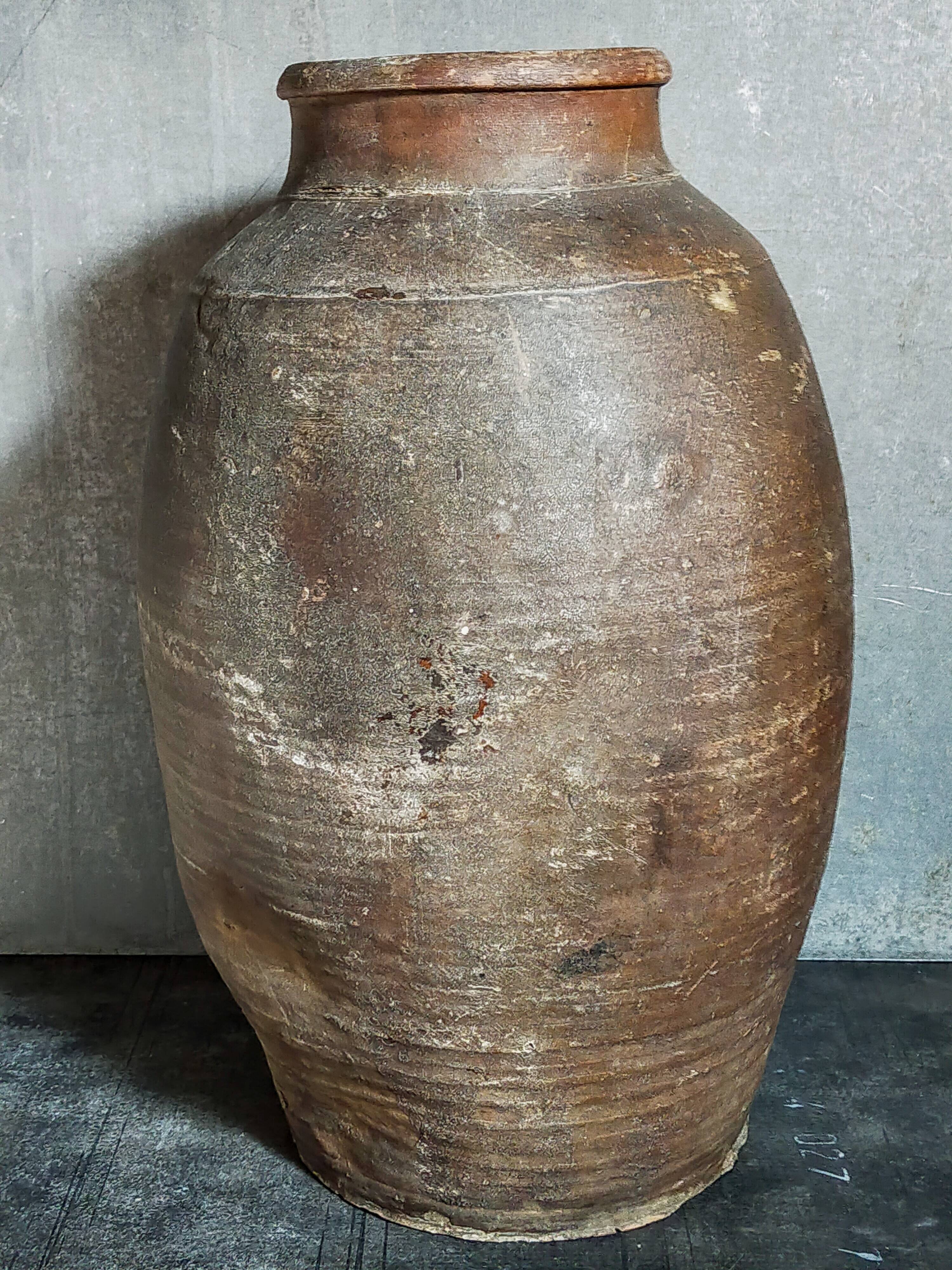 XXL traditional pottery old 19th century folk art 42 cm