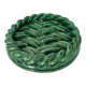 Trivet / Woven green ceramic dish - Vallauris style (Vintage 1950)