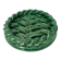 Trivet / Woven green ceramic dish - Vallauris style (Vintage 1950)