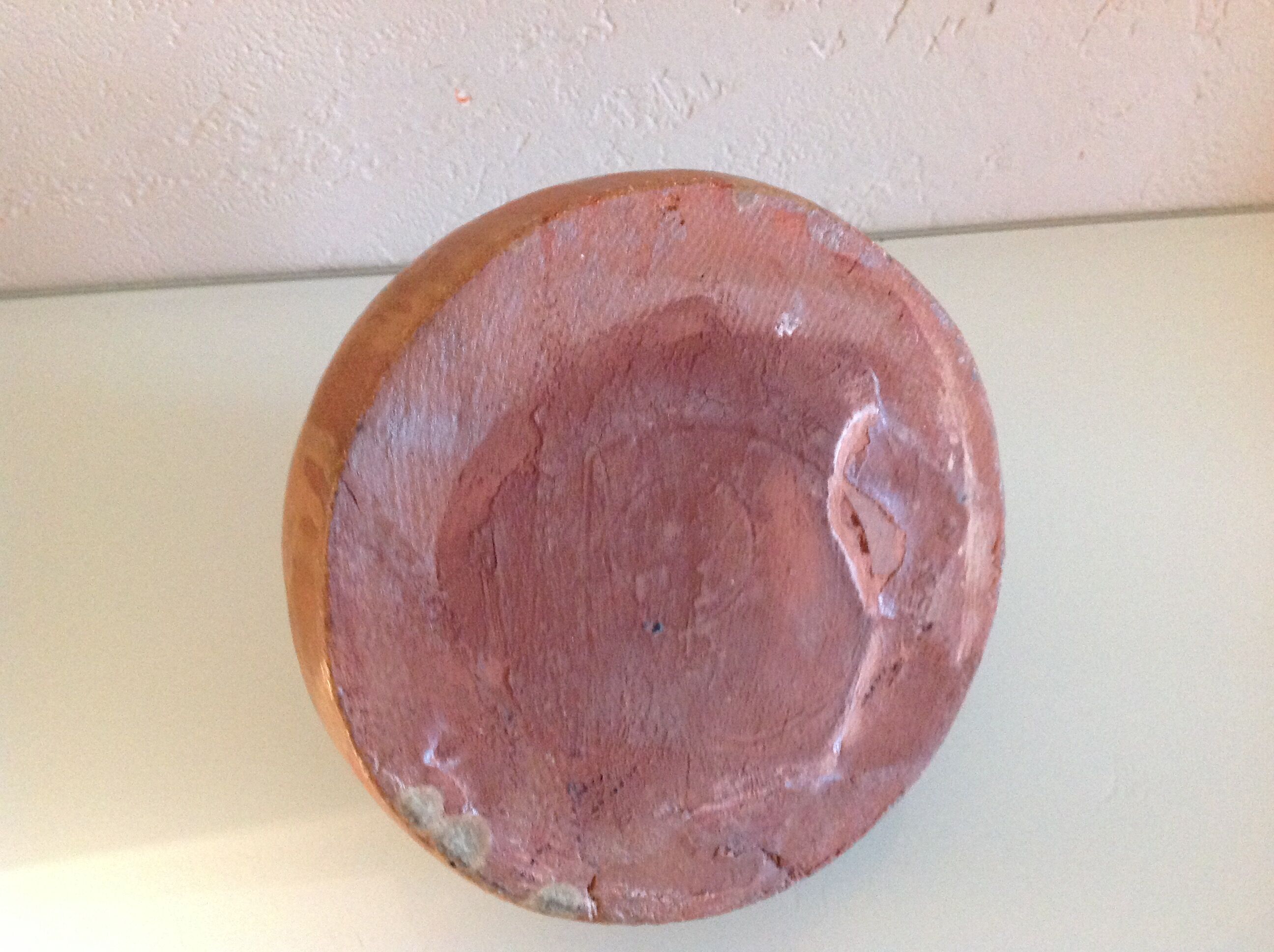 Flat vase in brown 60s-70s