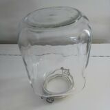 Glass jar or candy box 4,250 l made Italy