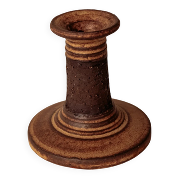 Vintage Danish ceramic candle holder, handmade.
